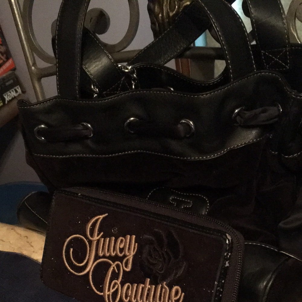 Juicy Couture Leather Hanbag and wallet see